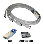  SAS HighPoint Cable Infiniband to 4 E-SATA cable