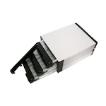  MOBILE RACK METALL SCA SI-0239C 3 HDD 80pin  2*5.25"  WHITE